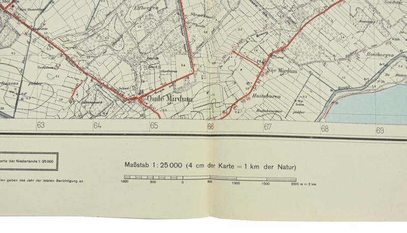 German Roadmap 'Balk' Holland 1940