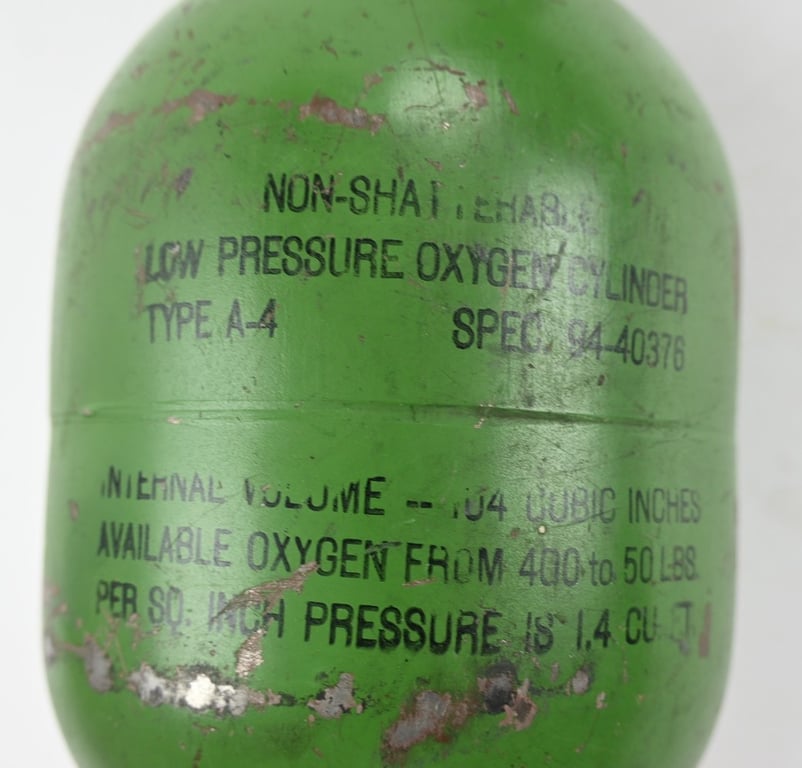 USAAF WW2 Oxygen Mask with Bottle