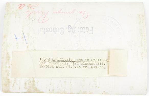 German WH Press photo 'Richtkreis'