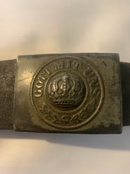 WW1 GERMAN BELT AND BUCKLE