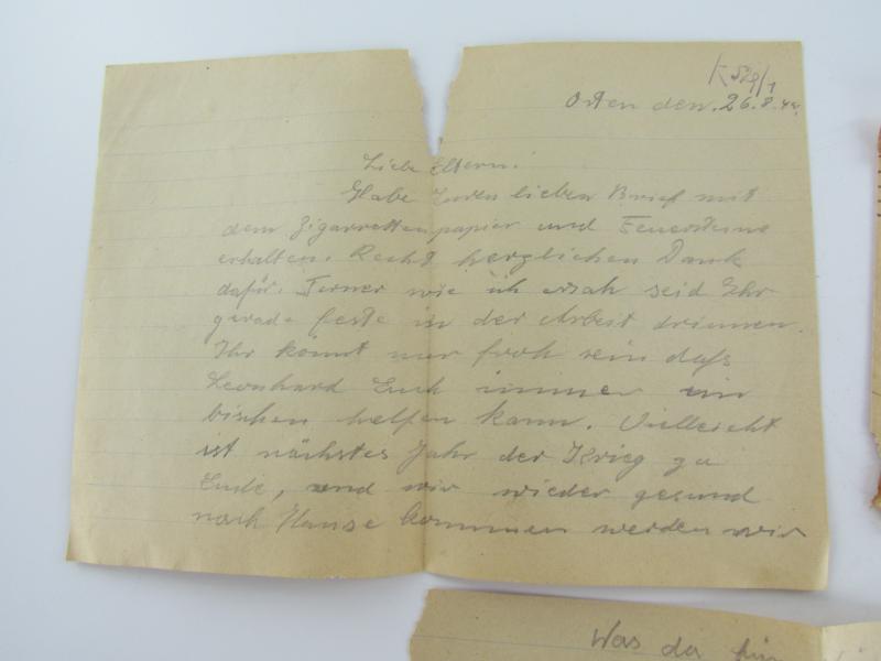 SS Field Post from Soldier to Family...dated 1944