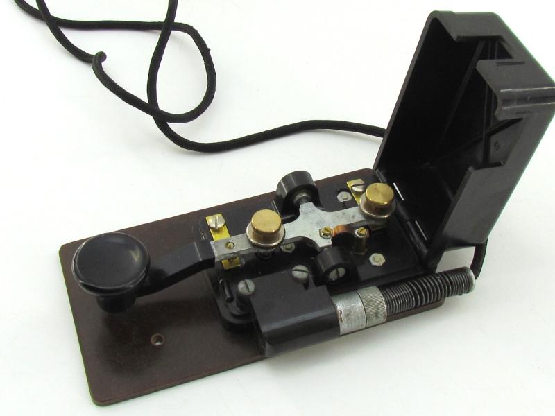 Wehrmacht Morse Code Telegraph Key in Original Box