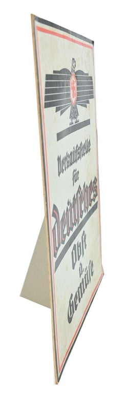 German Third Reich Era Store Sign