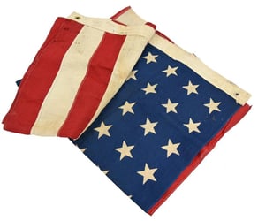 US WW2 48 Star Stars & Stripes National...