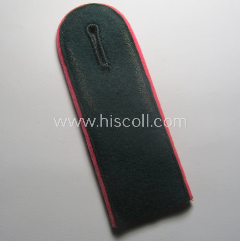 Single, early-war-period (ie. 'M40'-pattern) WH (Heeres) 'cyphered', EM-type shoulderstrap as was intended for a: 'Soldat u. Mitglied des Panzerabwehr-Abtlgs. 30'