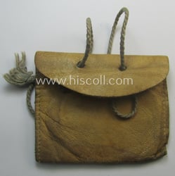 Natural-coloured- and/or genuine leather-based etui (ie. 'Tragetasche') as...