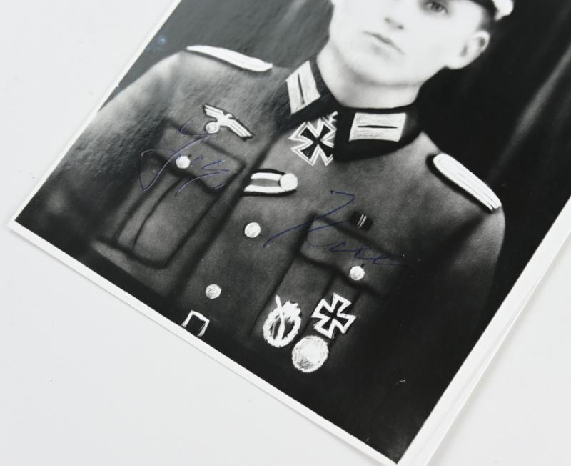 Signature of Wehrmacht Heer KC Recipient 'Johannes Koll'