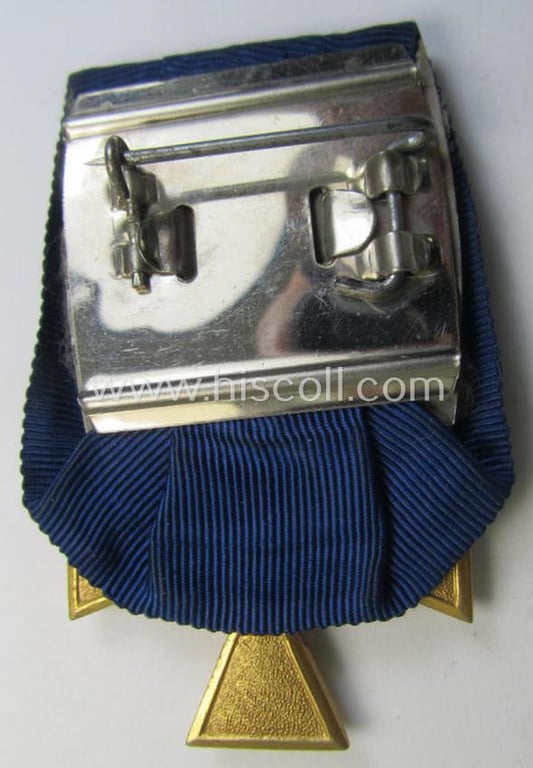 Superb, WH (Heeres o. KM) so-called: 'Einzelspange' (being of the non-detachable-pattern!) showing a: 'WH-DA 1. Stufe' (as was intended for 25 years of service) and that shows a detailed, Heeres o. KM-type-eagle-device, period-attached