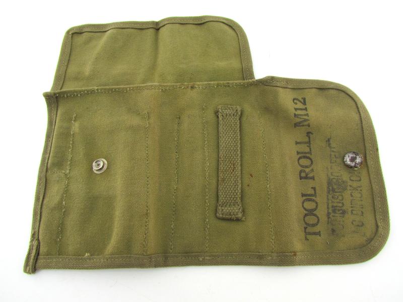 US WWII M12 Tool Roll