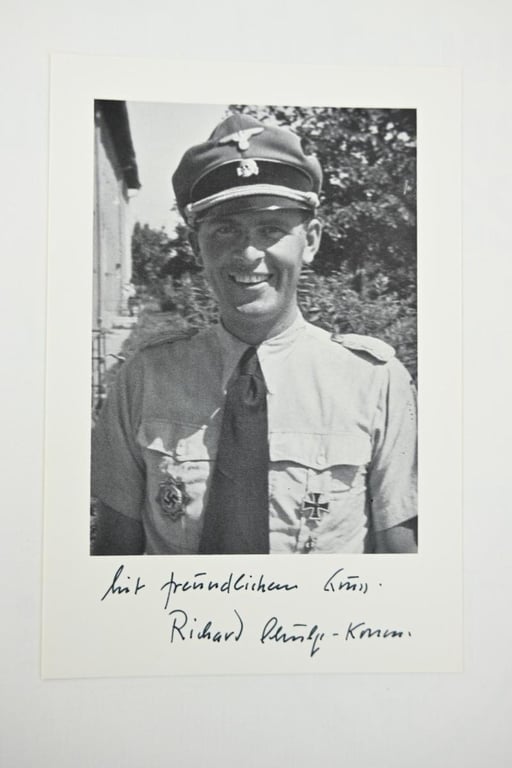 German Book ''Die Junkerschulen' with Signature of Author Richard Schulze-Kossens