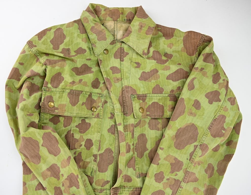US WW2 HBT 'Frogskin' Camouflage Coverall