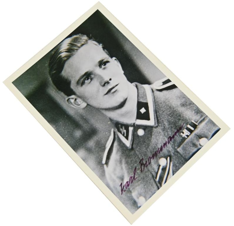 Signature of Waffen-SS Member 'Karl Brommann'