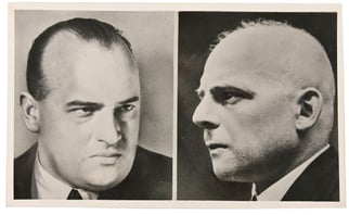 Allied Press 'Mug-Shot' Picture of Nuremberg Trail Members