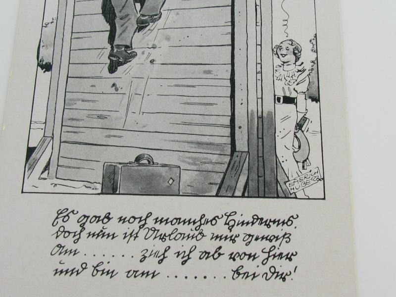 Third Reich era 'Emerich Huber' Postcard
