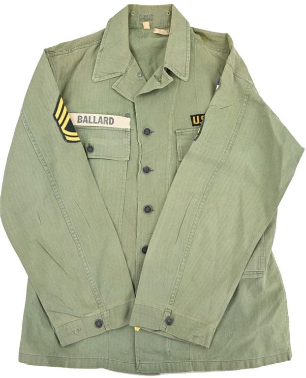 US Army Vietnam War HBT Utility Shirt