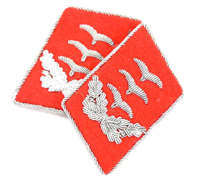 German LW Officers Collar Tabs