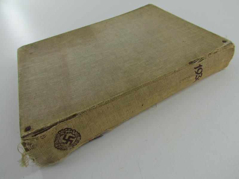 NSDAP Magazine Der Schulungsbrief 1934 In Original Binder