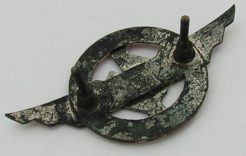 DLV Vehicle Plaque, by Wilhelm Deumer