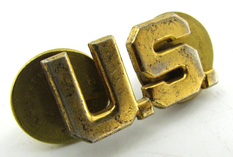 1x US WWII Collar Pin U.S