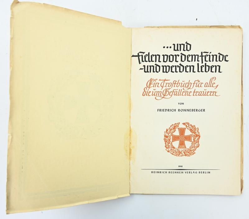 German Third Reich Booklet '..und fielen vor dem Feinde-und werden leben'
