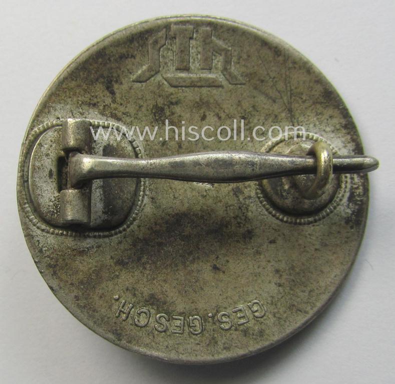 'Der Stahlhelm' - Bund der Frontsoldaten (Sta) - Eintritts-Abz. 1929' being a non-engraved- (albeit 'A'-marked) example