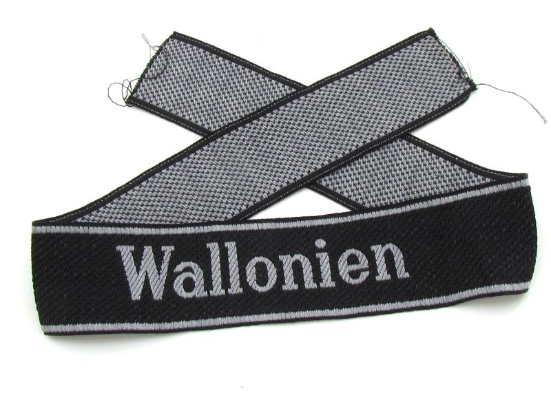 Waffen SS "Wallonien" BeVo Cufftitle