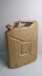 Tan color Wehrmacht-Einheitskanister (German Jerrycan)