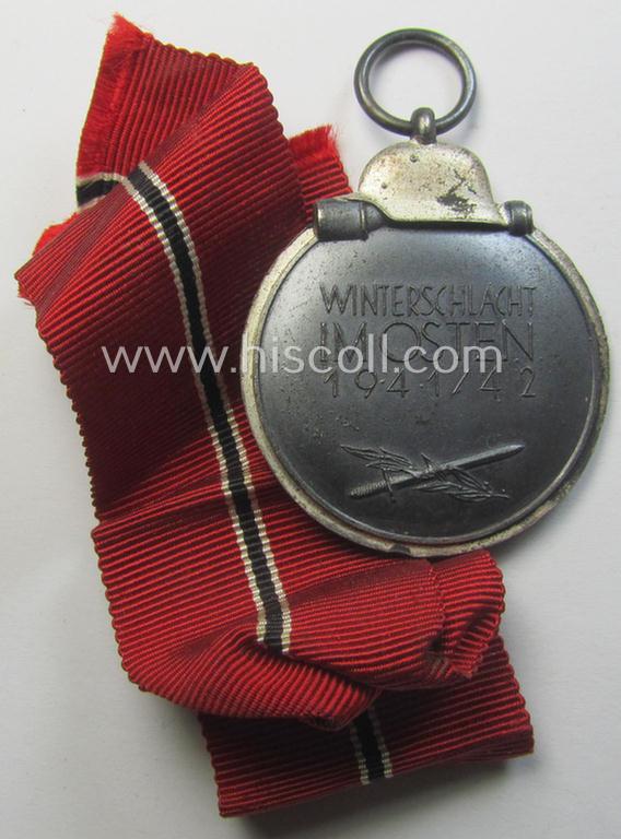 Medal-set: 'Winterschlacht im Osten 1941-42' being a maker- (ie. '20'-) marked specimen by the maker: 'C.F. Zimmermann'