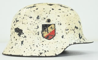 German LW M35 DD Winter Camo Helmet