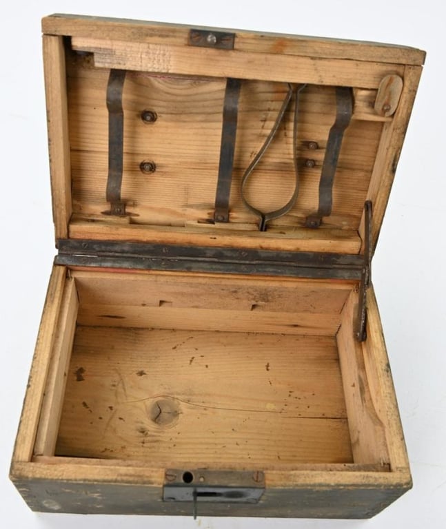 German WH Chemical Warfare Test Equipment Box