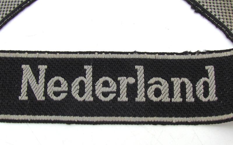 Waffen-SS BeVo 'Nederland' Cufftitle