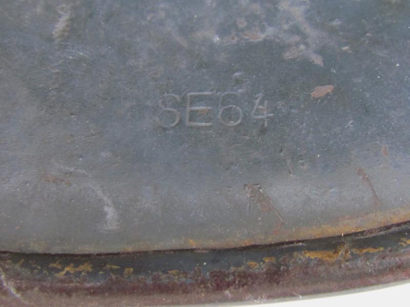 M35 Luftwaffe double decal ‘Normandy’ camouflage helmet SE64