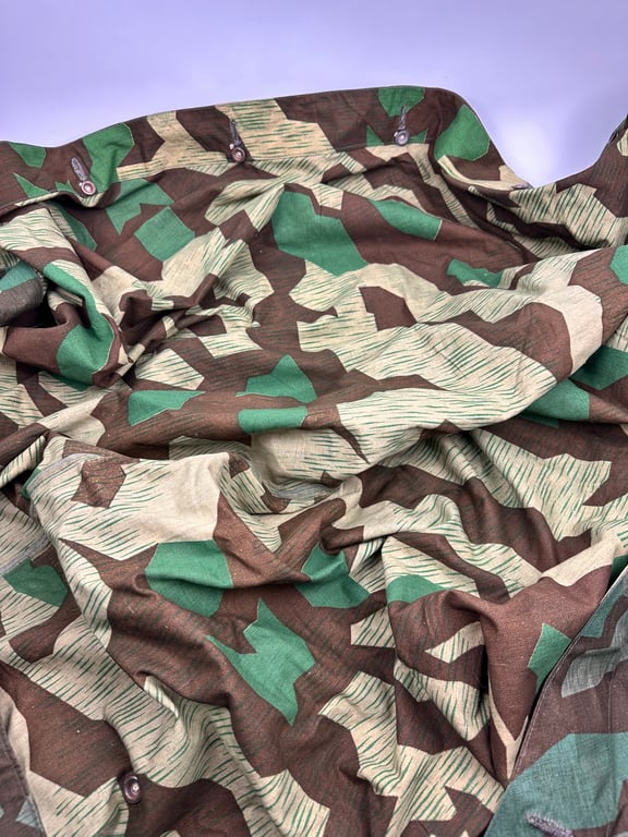 WW2 German Mint Zeltbahn(1944) and Two equipment Straps