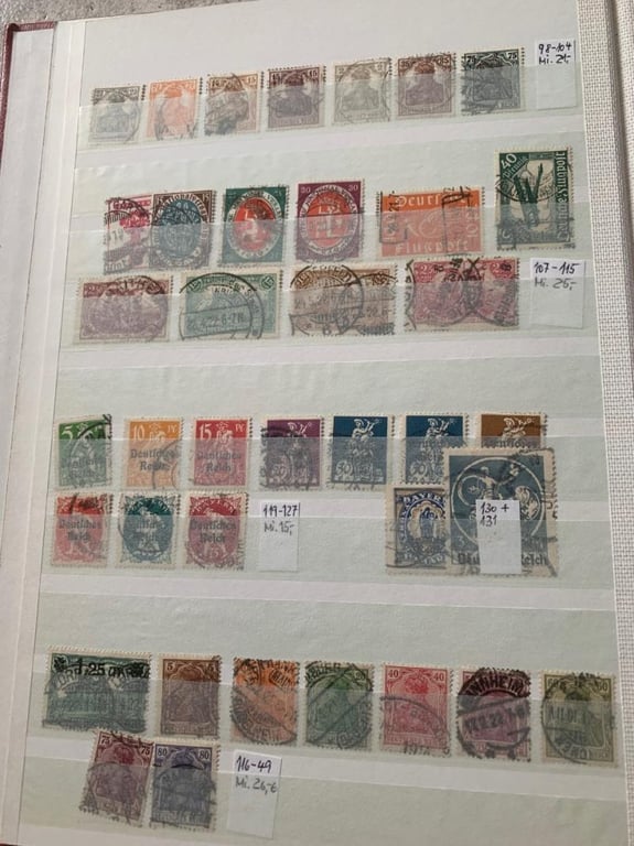 Stamp Album Number One With Content