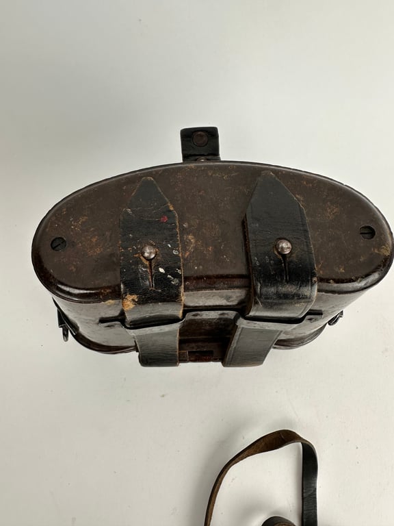 Original German 6x30 ddx Binoculars with Red Bakelite Case