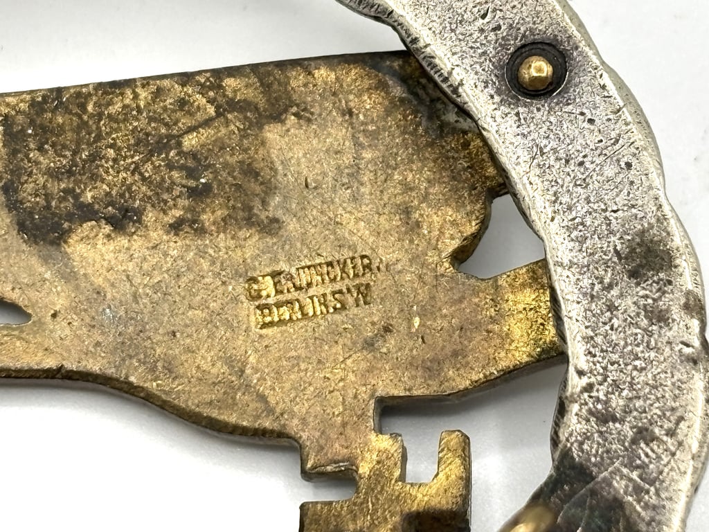 LW FJ Paratrooper badge “C.E. Juncker”