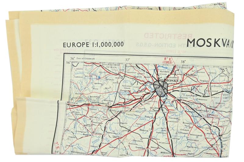 British RAF Escape Map 'Moscow'