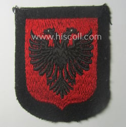 Waffen-SS 'volunteer'-arm-shield as was intended for usage by...