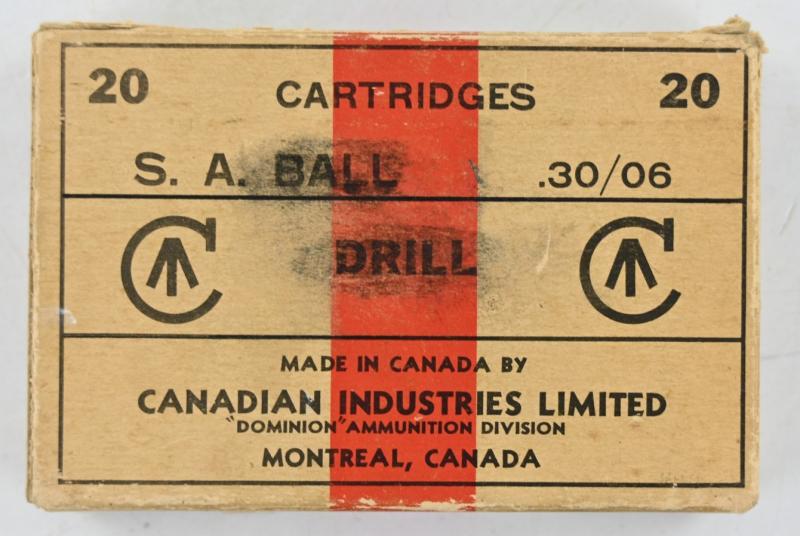 Canadian WW2 S.A. Ball Cartridge Ammo Box