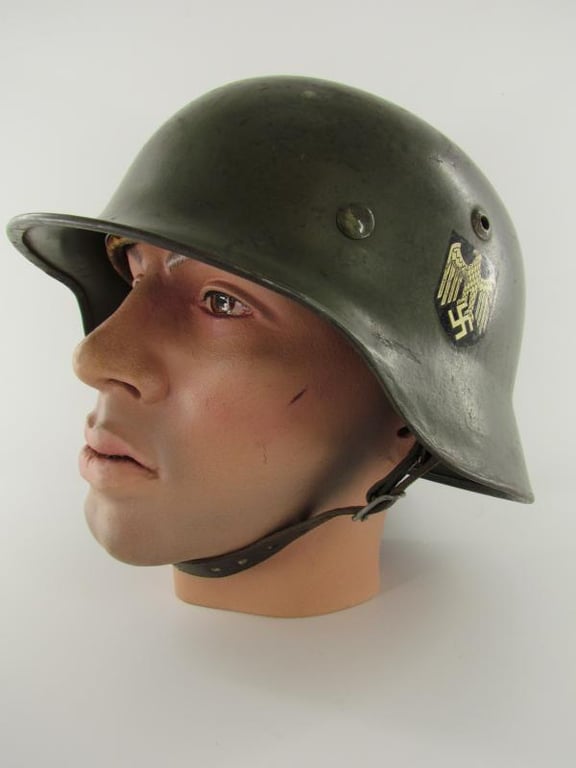 Wehrmacht Heer M35 Applegreen Double Decal Helmet