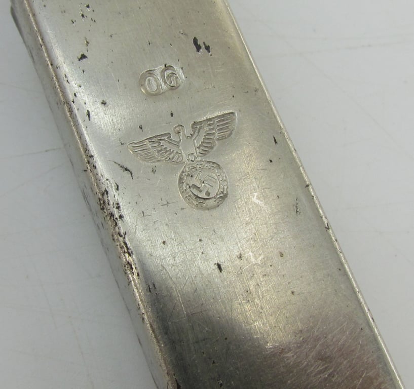 Wehrmacht Heer field cutlery set marked WAL 43