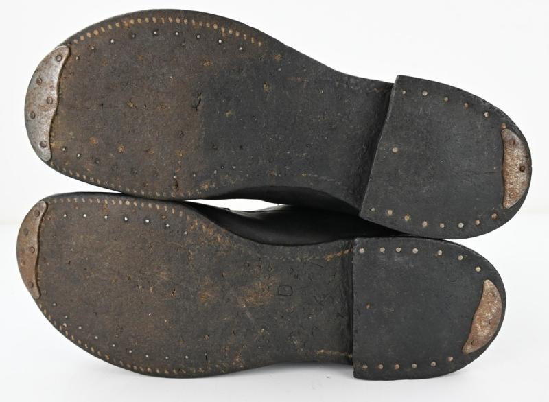 US WW2 High Laced Leather Boots 1943