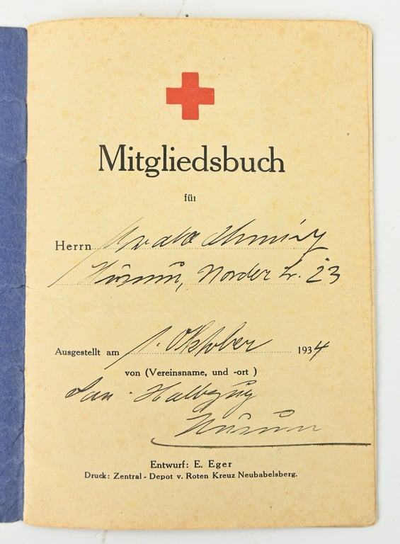 German DRK Memberpass