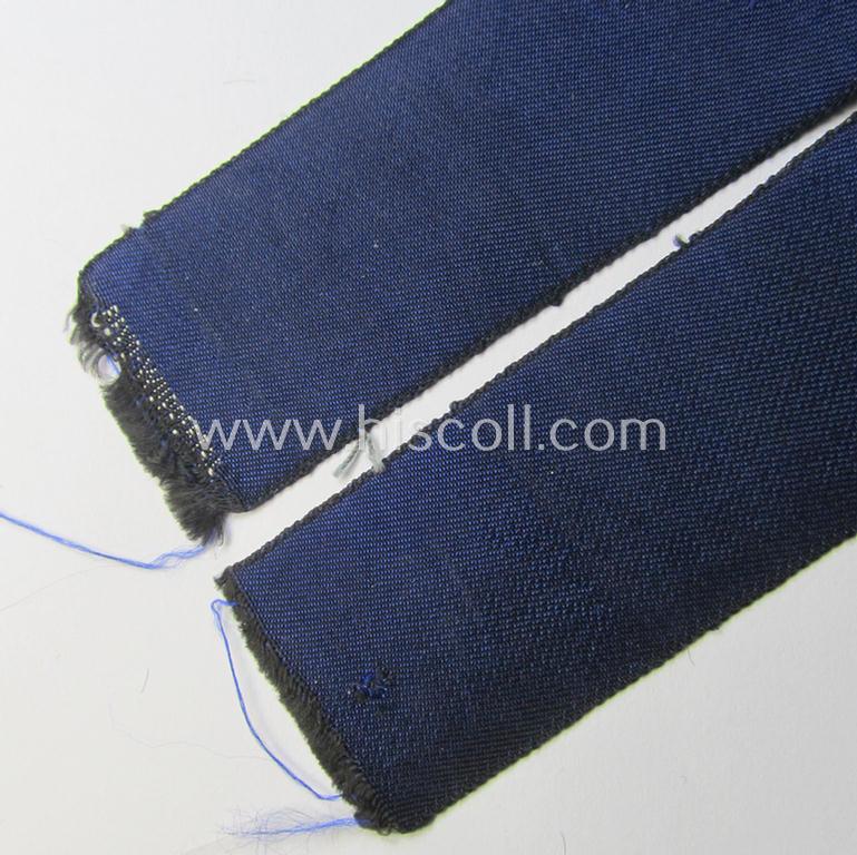 Attractive - and actually very scarcely encountered! - example of a darker-blue-coloured (and female-related!) TeNo-cuff-title (ie. 'Ärmelstreifen') entitled: 'Technische Assistentin' being an example as was woven in the neat 'BeVo'-weave patte...