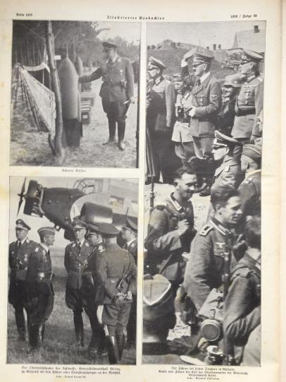 German WW2 Magazine 'Illustrierter Beobachter' `Sept. 1939