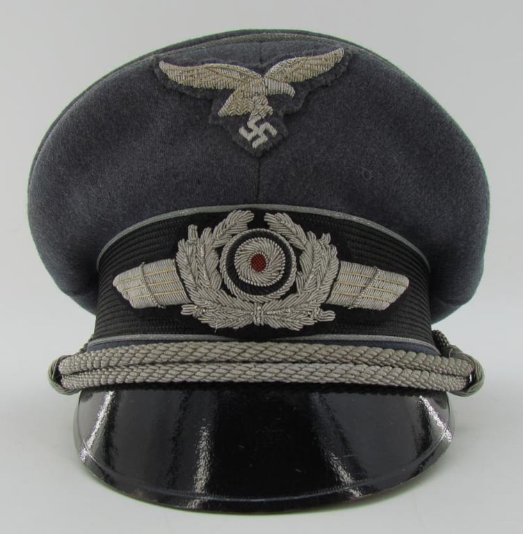 Luftwaffe Officer Visor cap ‘Schirmmütze’ by Erel ( Rare )