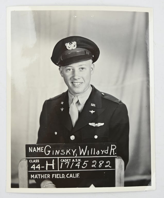 USAAF WW2 Promotion Papers with Picture