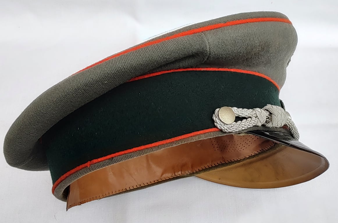 German Wehrmacht Officer Feldgendarmerie (Field police) Erel Schirmmütze cap