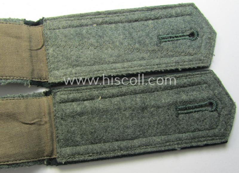 Pair of WH (Heeres) NCO-type shoulderstraps: 'Uffz. des Infanterie-Rgts. 13'