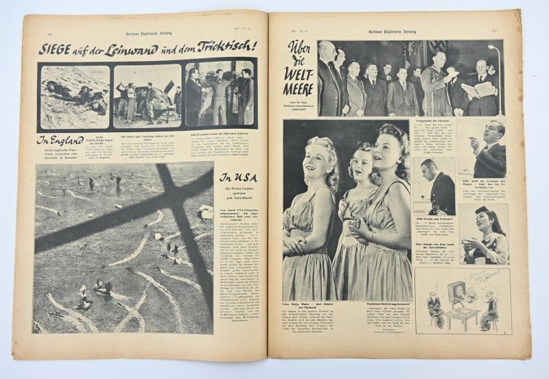 German Berliner Illustrierte Zeitung Newspaper 1942